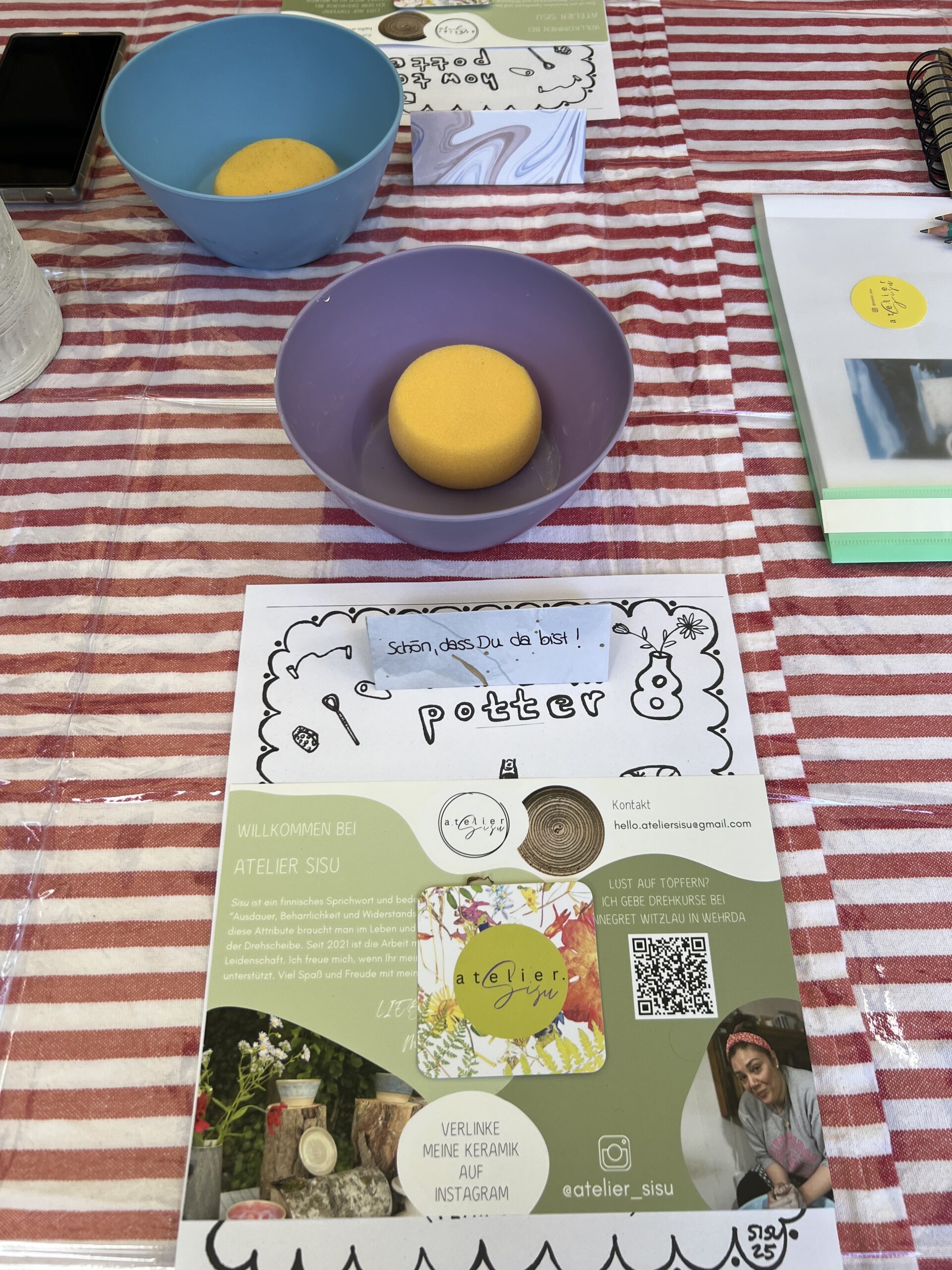 Kreatives T&ouml;pfern im Glashaus